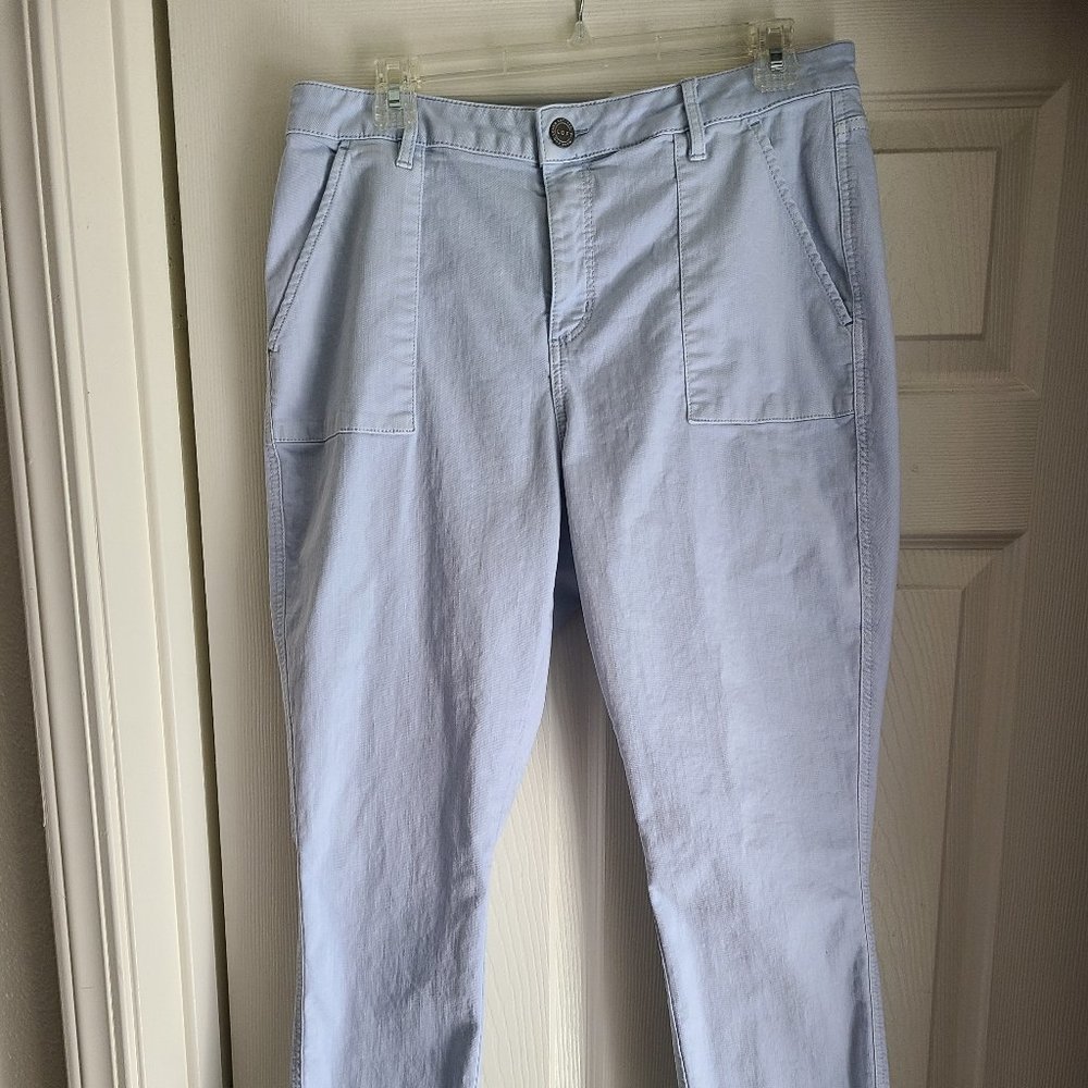 LOFT Curvy Denim Crops
